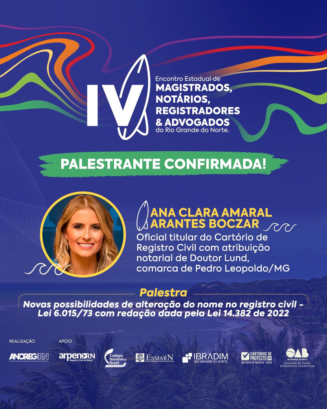 Ana Clara Amaral Arantes Boczar será uma das palestrantes do evento