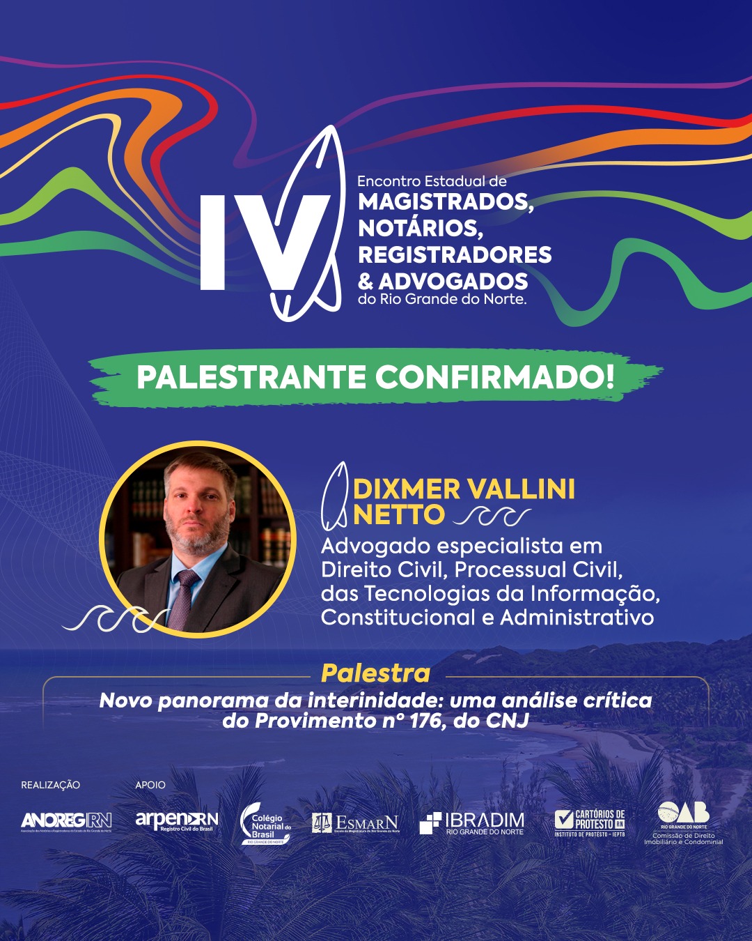 Palestrante Confirmado - Dixmer Vallini Netto